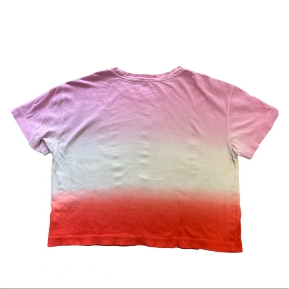 GAP Over Sized Ombré Crop Top - Picture 2 of 3